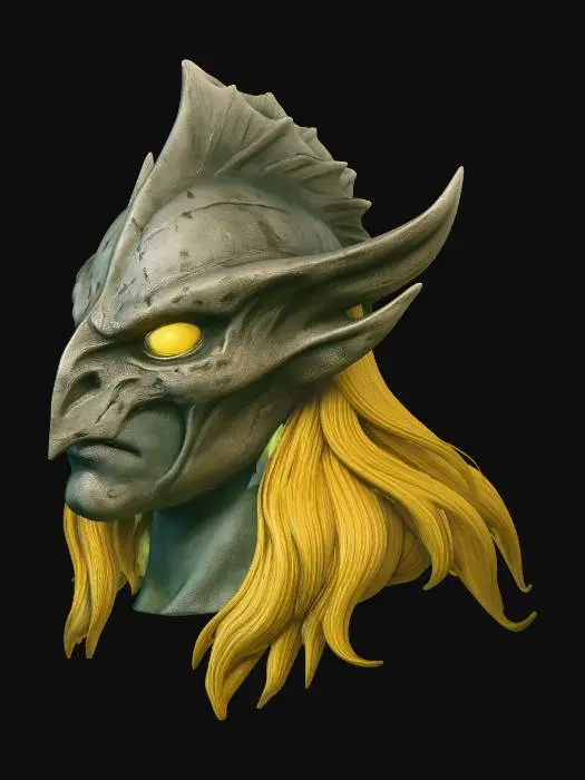 3D model for Stonewyrm Mask