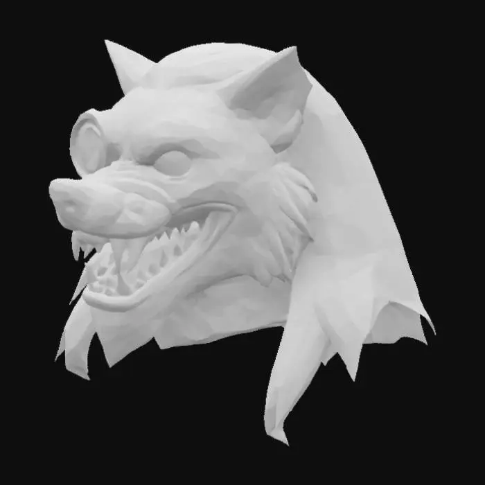 3D model for Cyber Wolfman