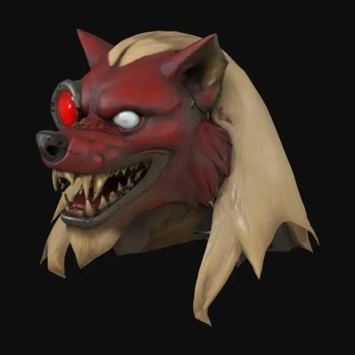 3D model for Cyber Wolfman