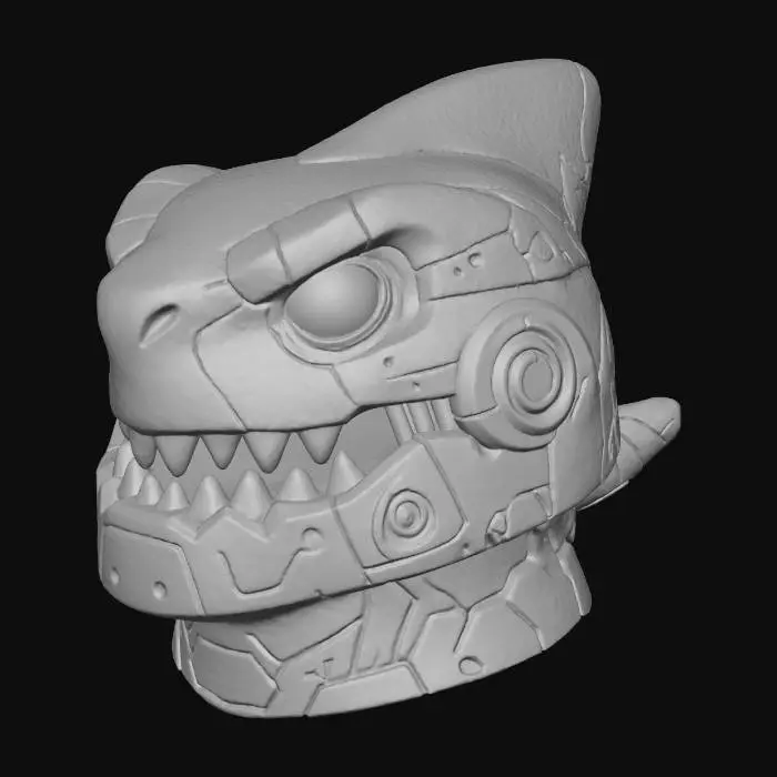 3D model for Mecha Dino Head