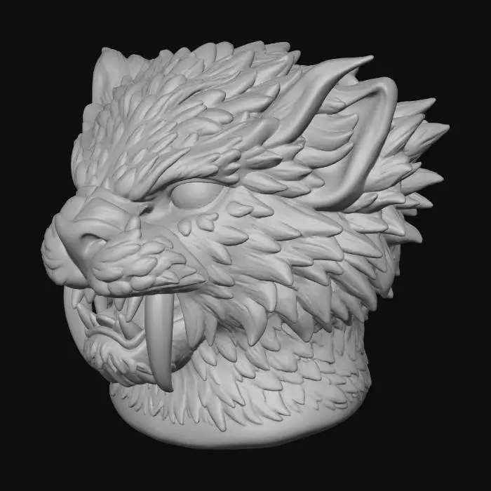 3D model for Azure Fangbeast