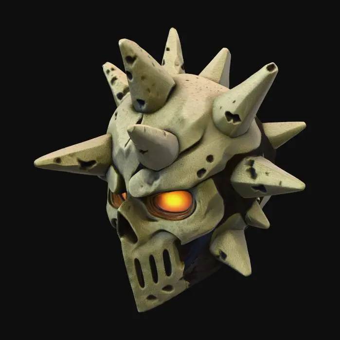 3D model for Spiked Fury Skull