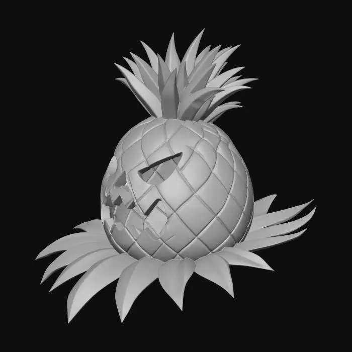 3D model for Spooky Pineapple Lantern
