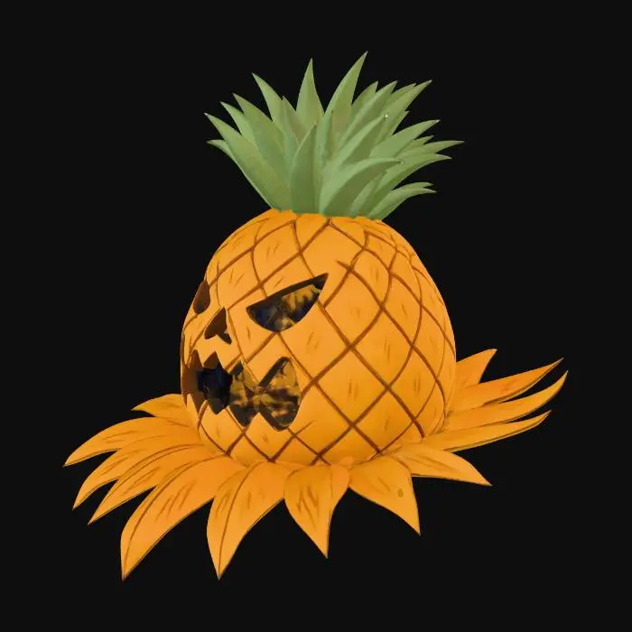 3D model for Spooky Pineapple Lantern