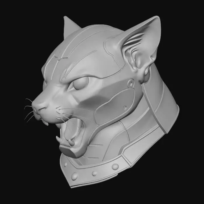 3D model for Ironclad Cat
