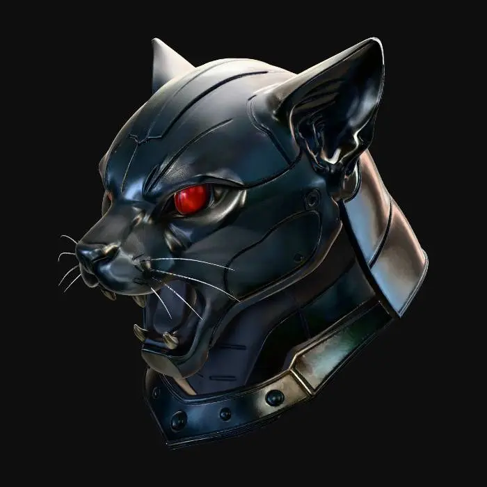 3D model for Ironclad Cat