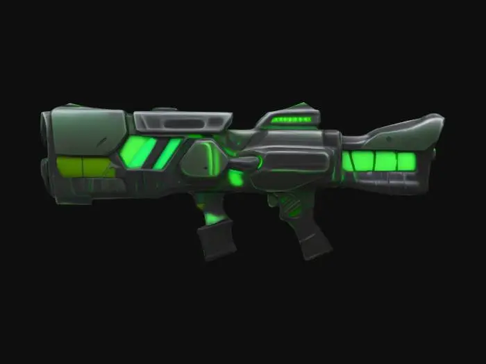 3D model for Neon Pulse Blaster