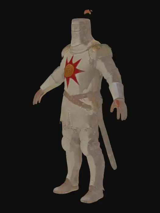 3D model for Solaire of astora (dark souls 1)