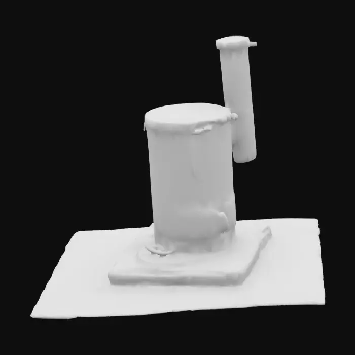 3D model for Old Metal Stove