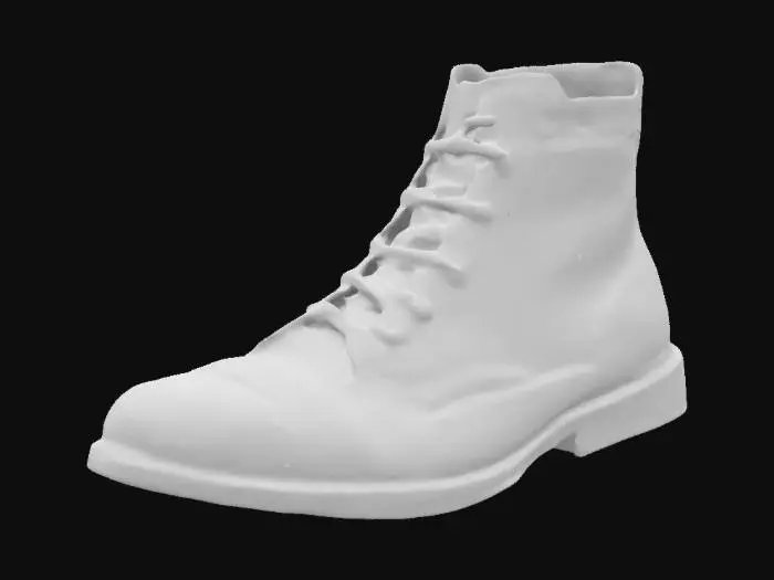 3D model for Smart Brown Vintage Leather Man's Boot