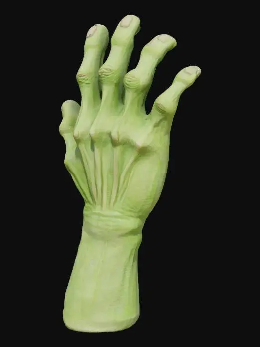 3D model for Green Zombie Hand