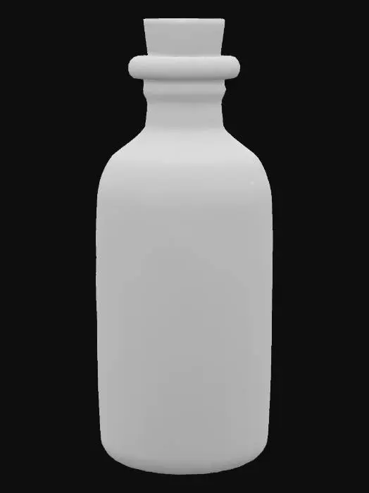 3D model for Antique Elixir Bottle