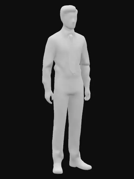 3D model for Office Attire Generic Man