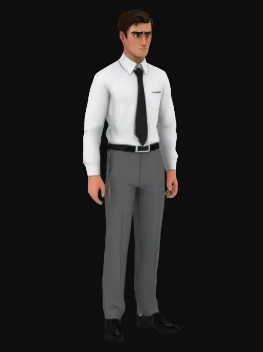 3D model for Office Attire Generic Man