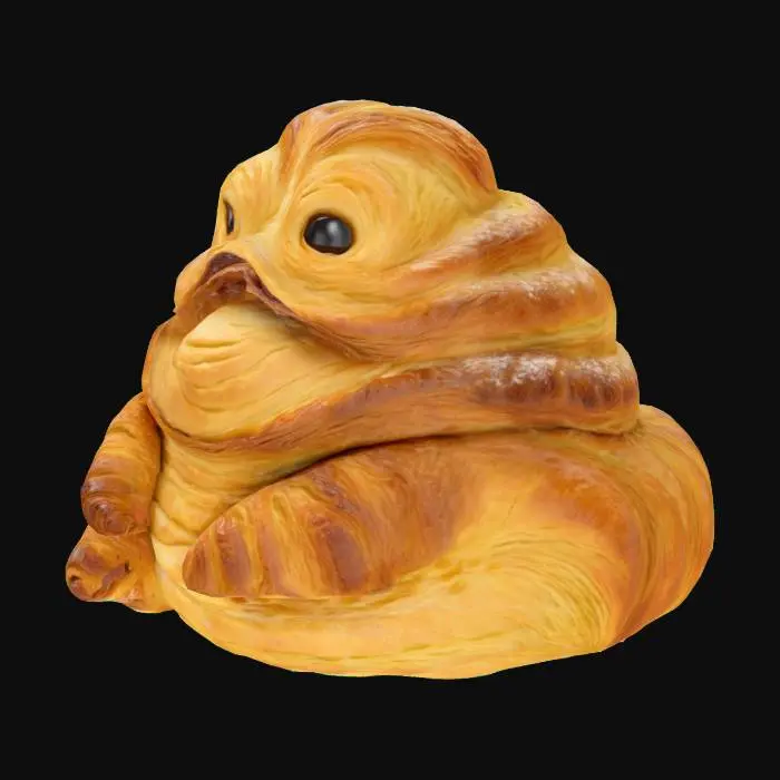 3D model for Croissant Creature