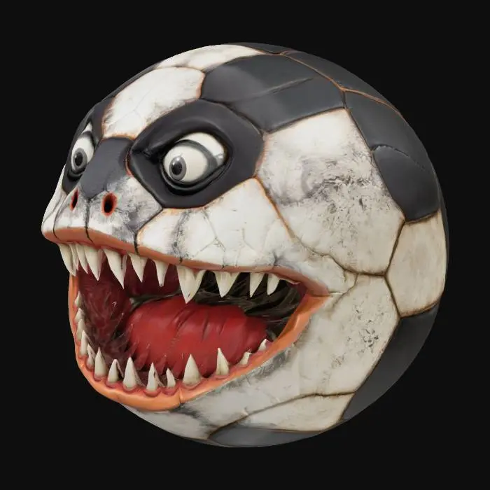 3D model for Soccer Ball Monster