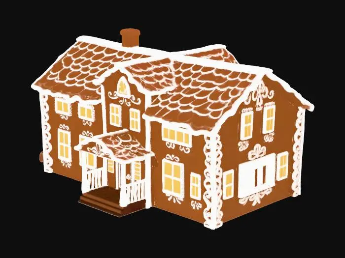 3D model for Gingerbread house