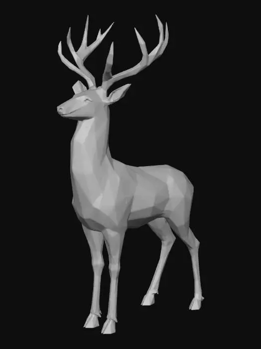 3D model for Geometric Stag