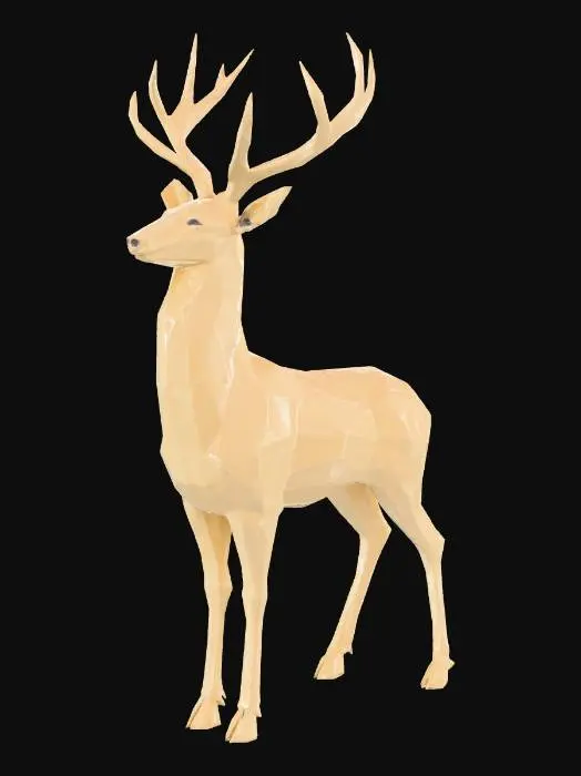 3D model for Geometric Stag