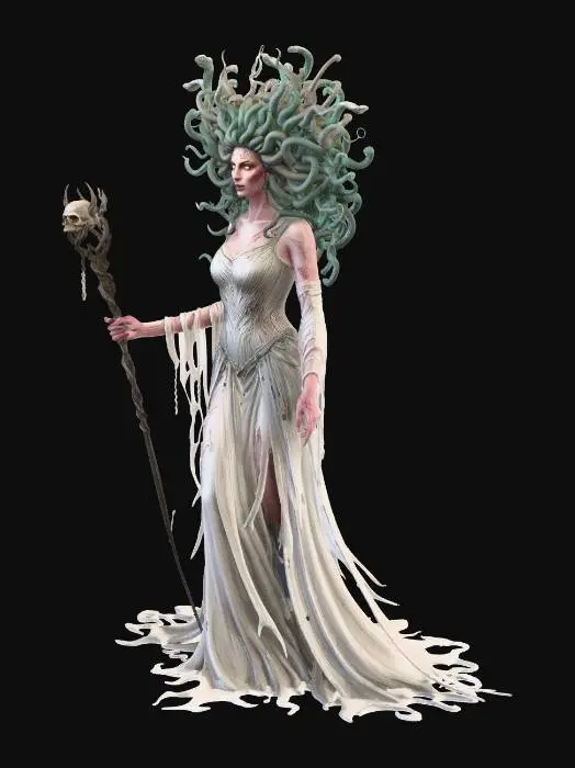 3D model for Gorgon of the Ruined City