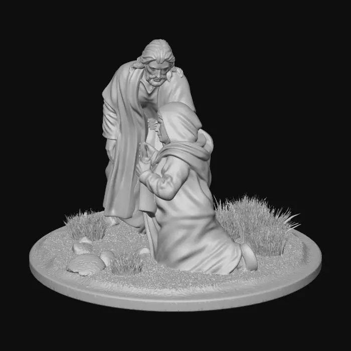 3D model for Face on the Cloth