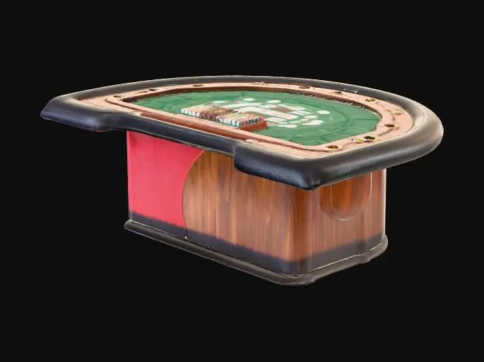 3D model for Blackjack Table