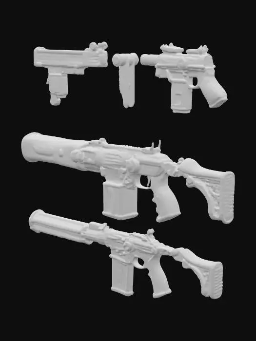 3D model for Steampunk Arsenal Blueprint