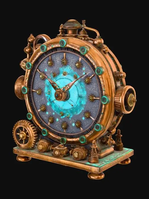 3D model for Steampank Lunar watch