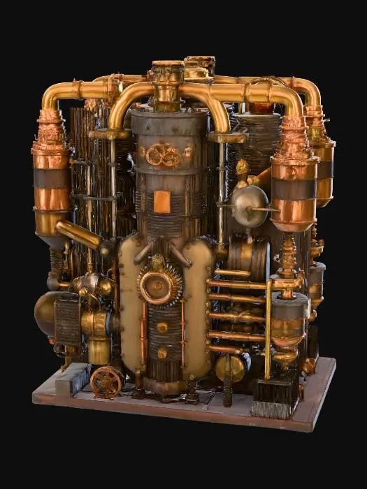 3D model for Steampunk Steam generator