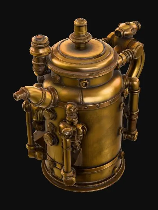 3D model for Steampunk Dominion Kettle