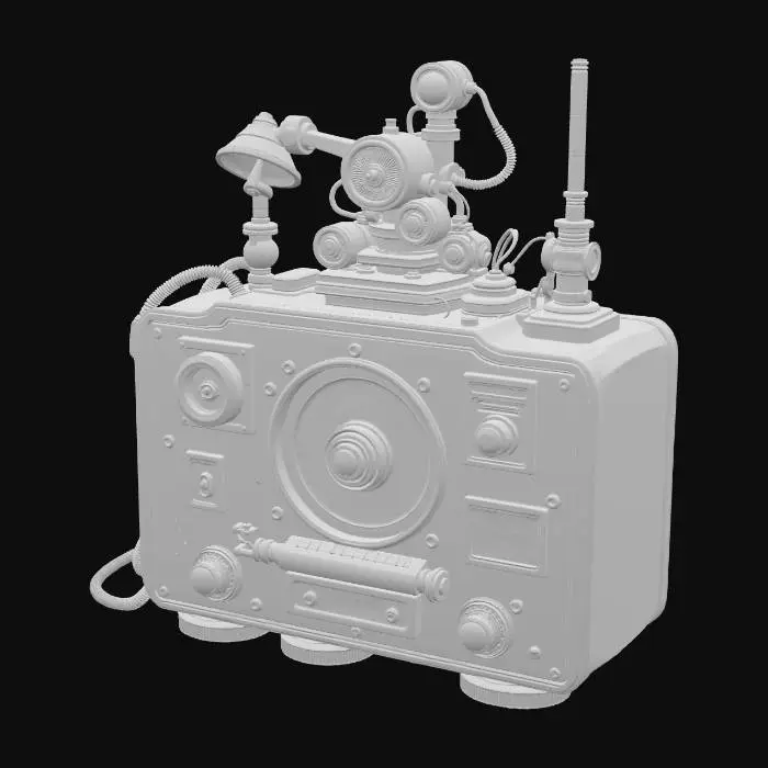 3D model for Steampunk sonar