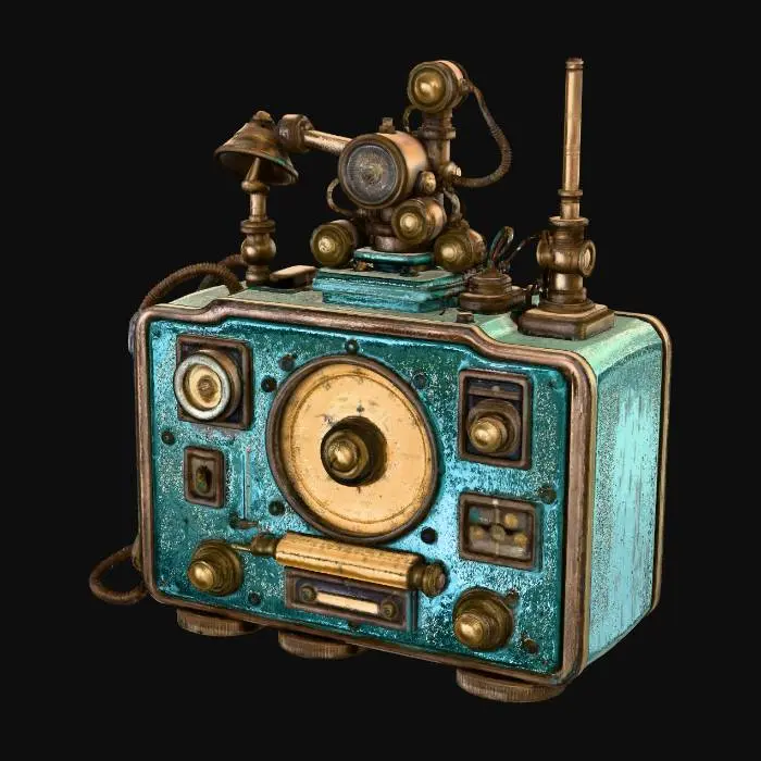 3D model for Steampunk sonar