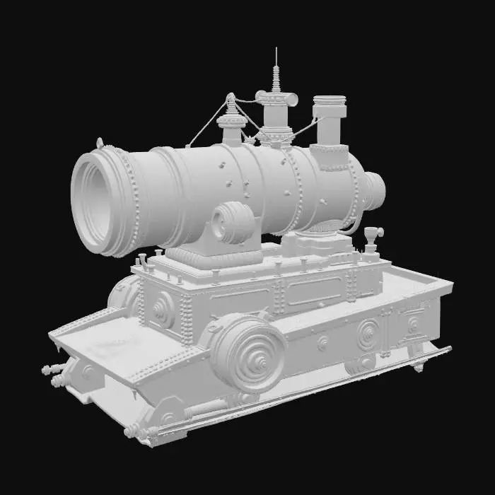3D model for Steampunk Dominion Canon