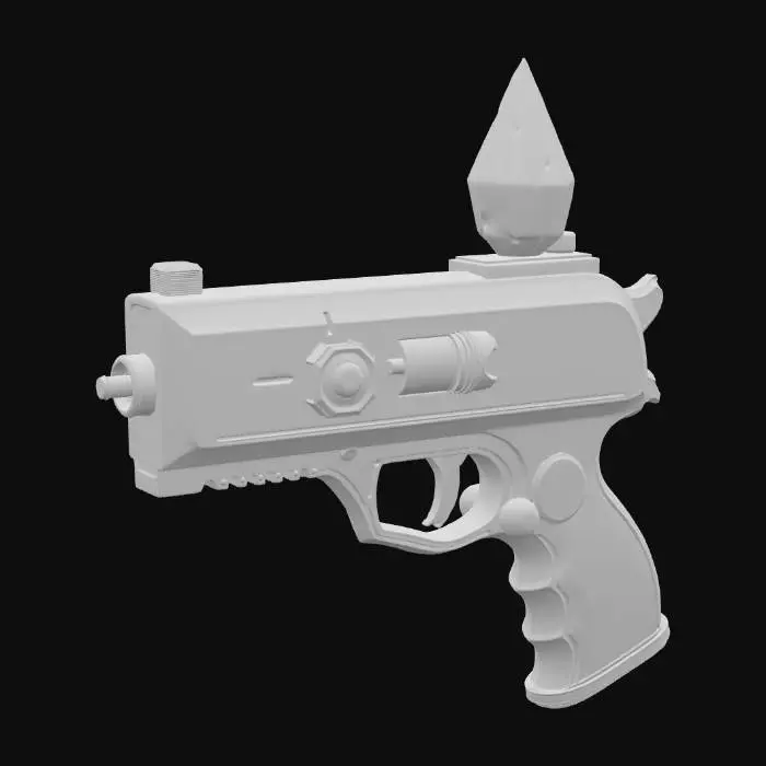 3D model for Steampunk Freeze gun