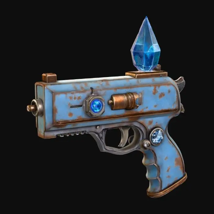 3D model for Steampunk Freeze gun