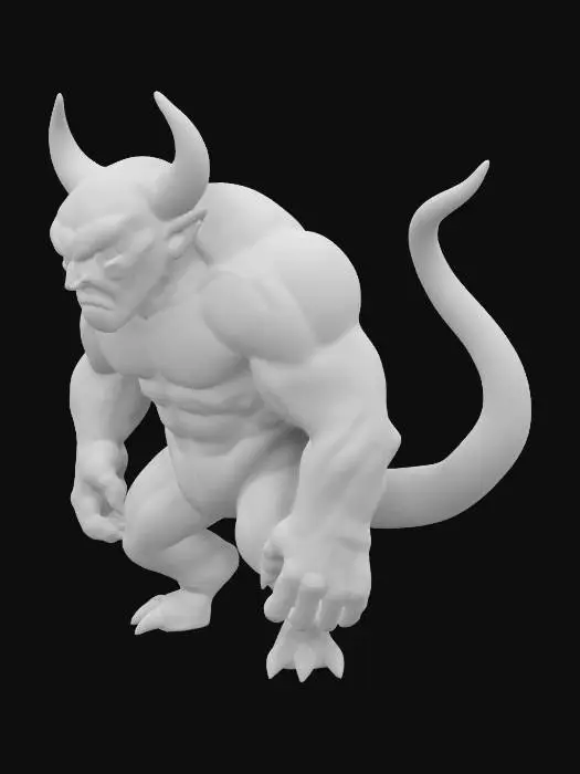 3D model for Tibia demon