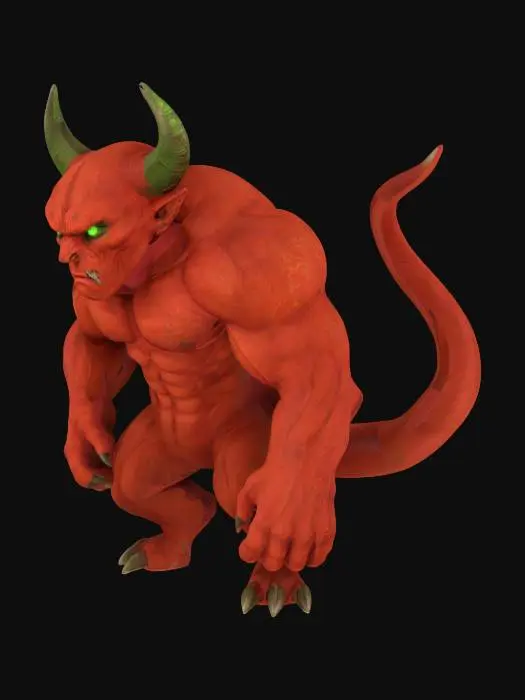 3D model for Tibia demon