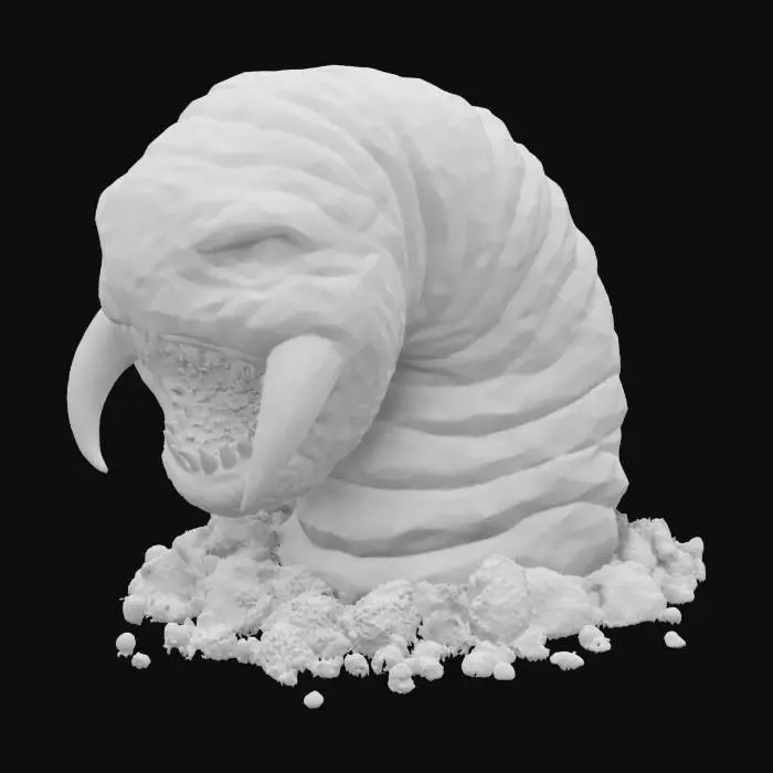 3D model for Tibia hotworm