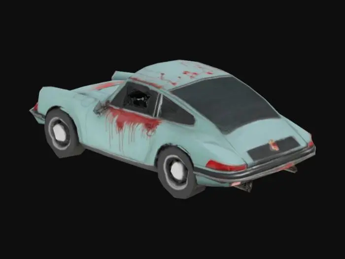 3D model for make horror house interior full horror  
blood on the walls full big house 25 rooms  also some secret rooms  with a garage with porche 911 old 
