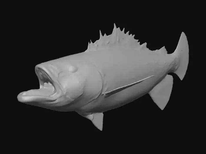 3D model for The Great fish (Jonah and the Whale)