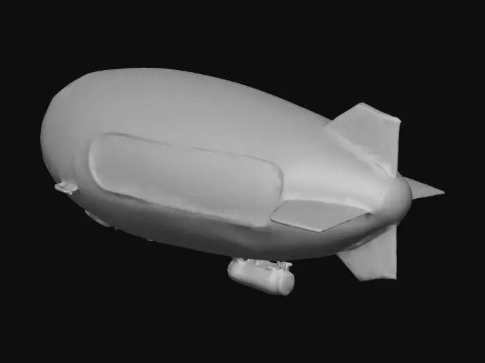 3D model for a Sci-Fi Blimp