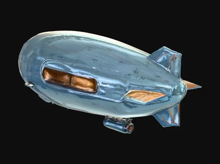 3D model for a Sci-Fi Blimp