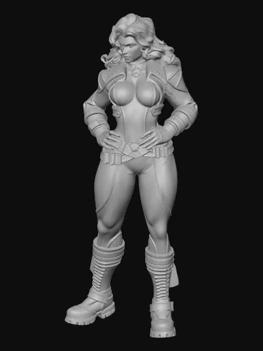 3D model for Superhero Style