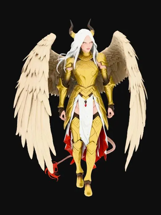 3D model for Divine Warrior