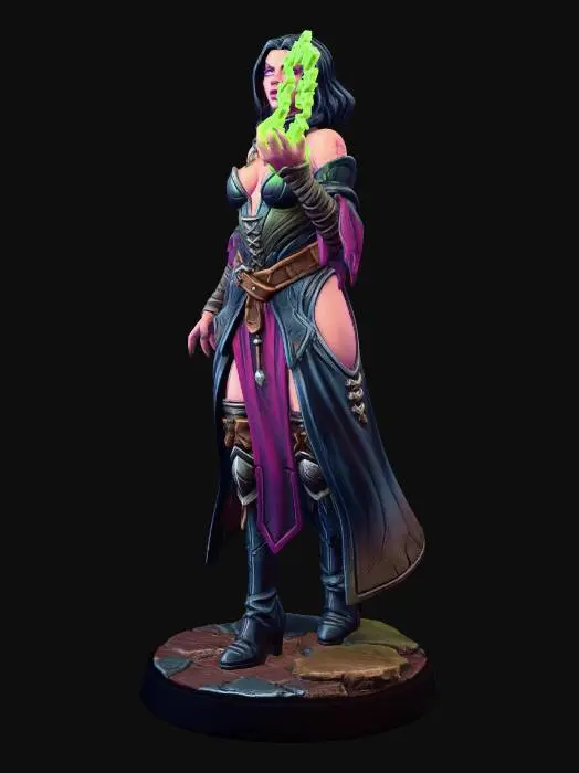 3D model for Emerald Sigil Enchantress