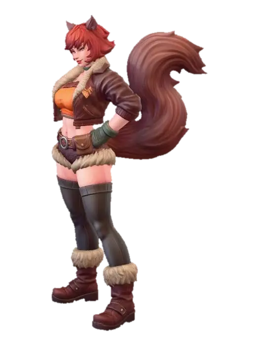 Squirrel Girl V5 - Marvelcomics 3D model, vytvořený pomocí AI