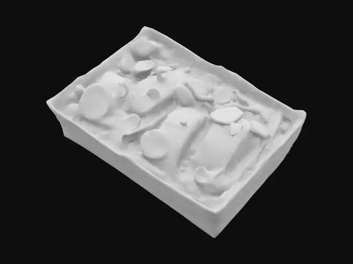 3D model for Salmon Primavera Bake