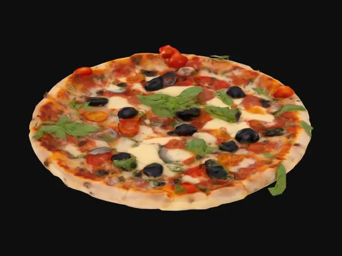 3D model for Vegan Pizza