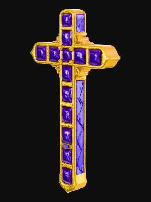 3D model for Amethyst Cross
