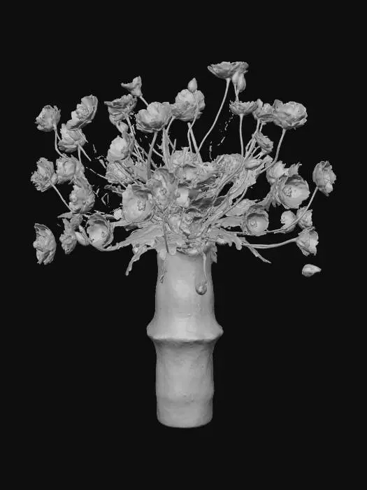 3D model for Delicate Blooms in Vase